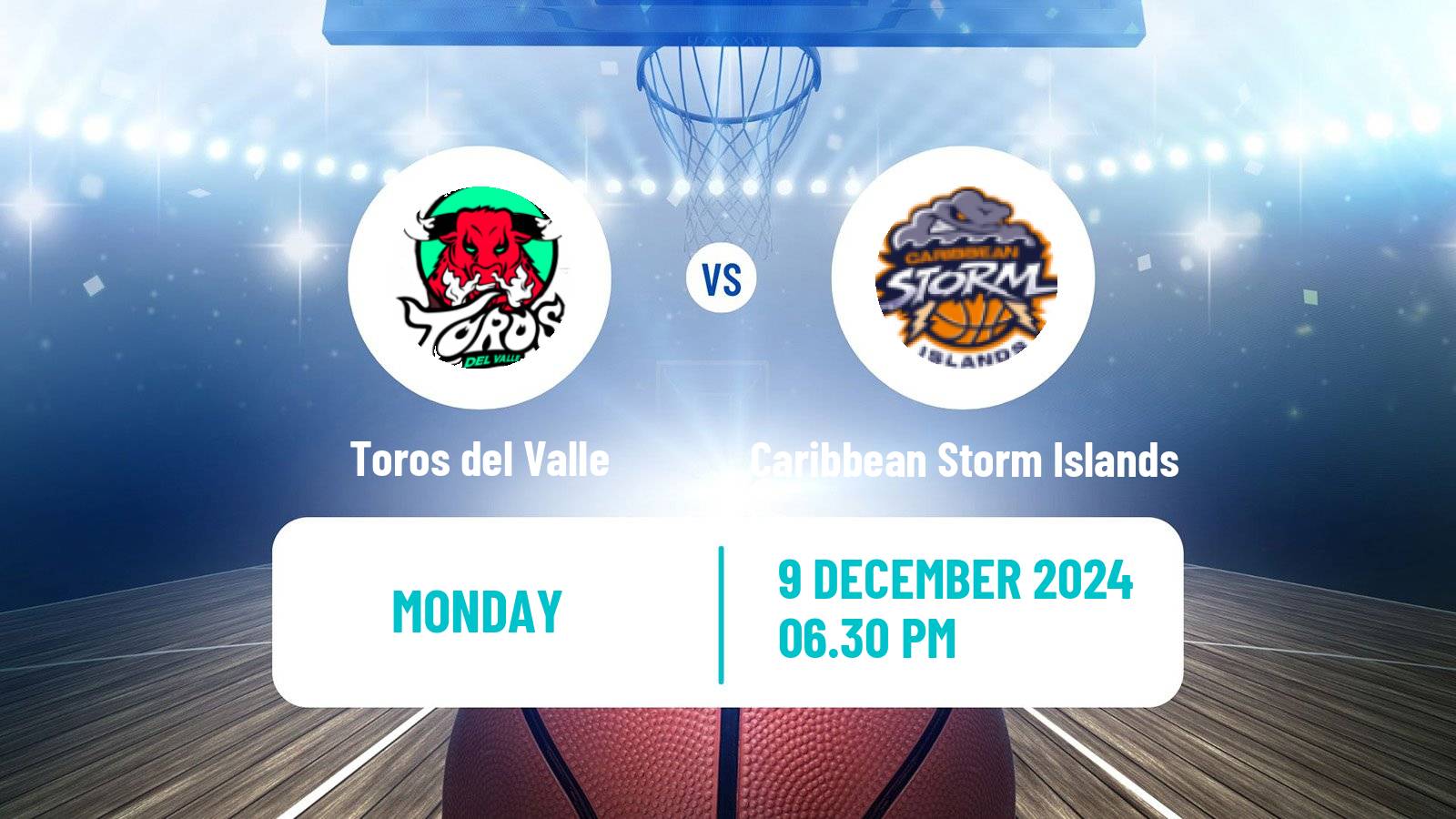 Basketball Colombian LBP Basketball Toros del Valle - Caribbean Storm Islands