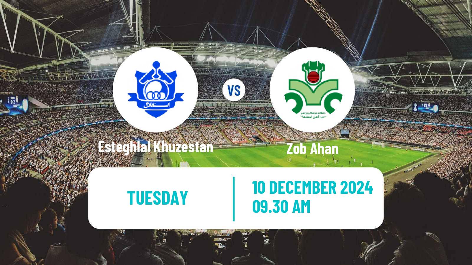 Soccer Iran Pro League Esteghlal Khuzestan - Zob Ahan