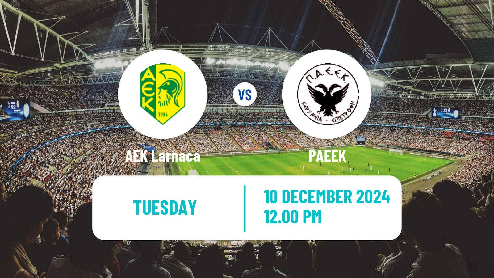 Soccer Cypriot Cup AEK Larnaca - PAEEK