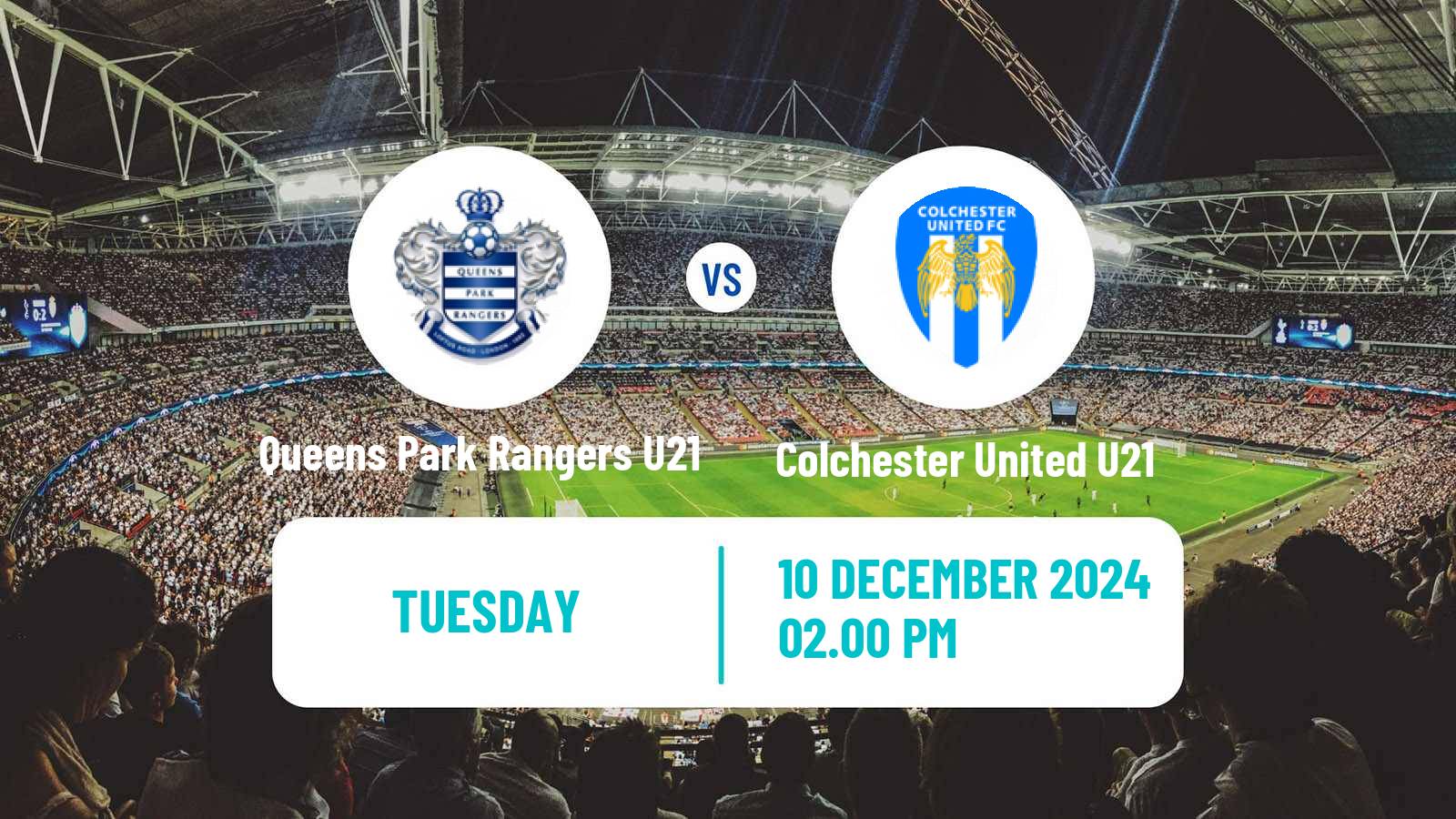 Soccer English Premier League Cup Queens Park Rangers U21 - Colchester United U21