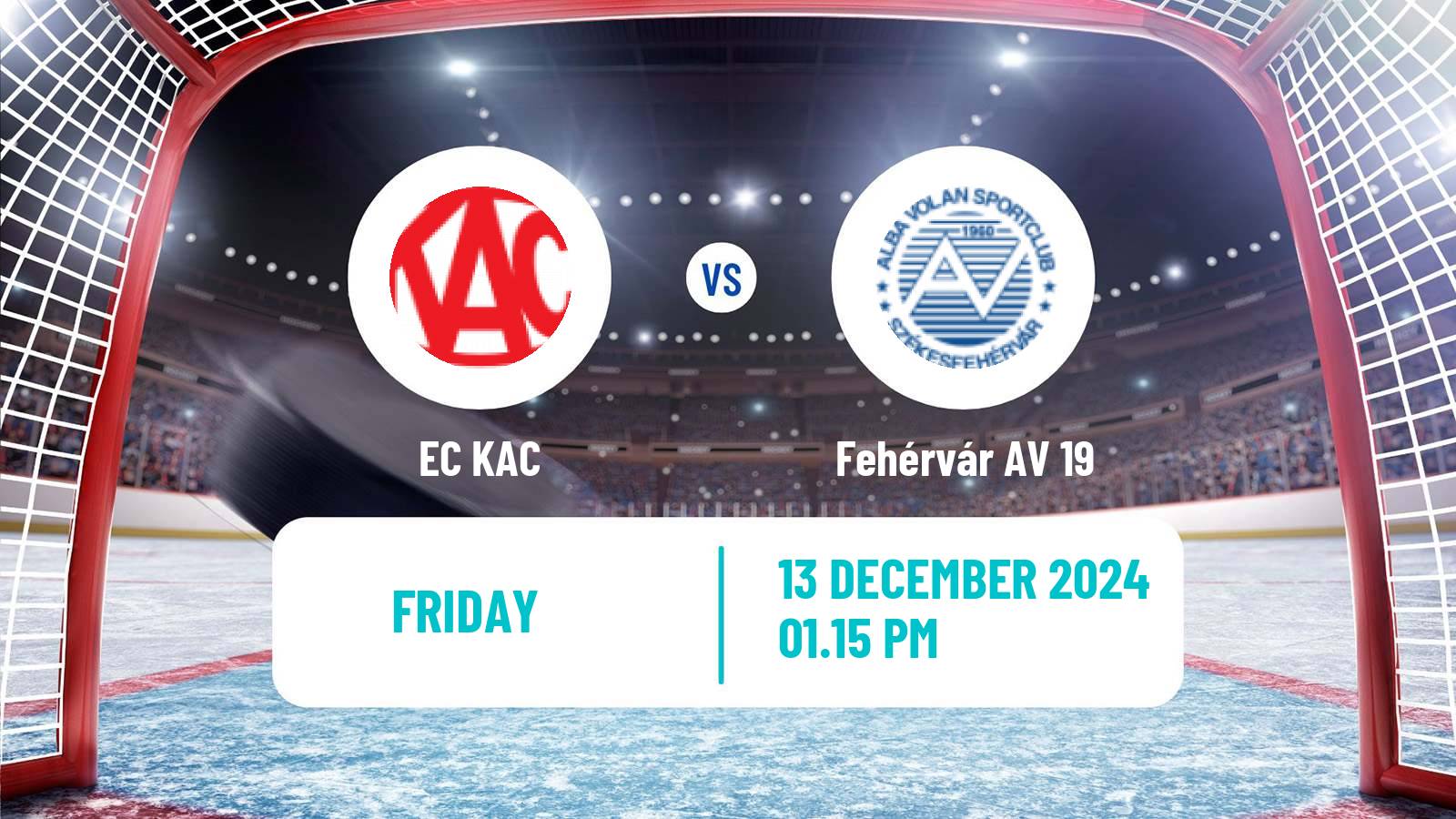 Hockey Austrian Ice Hockey League EC KAC - Fehérvár AV 19