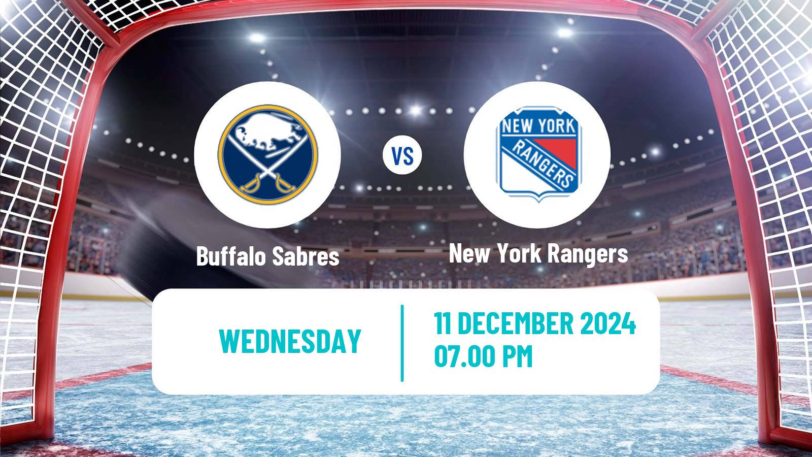 Hockey NHL Buffalo Sabres - New York Rangers