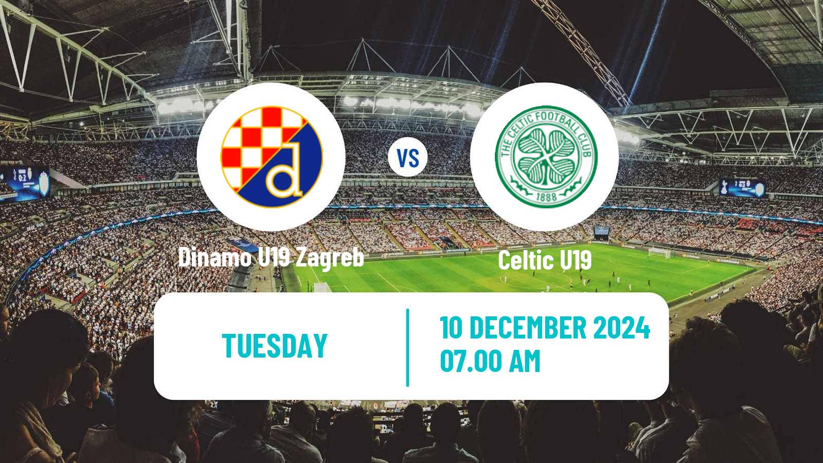 Soccer UEFA Youth League Dinamo U19 Zagreb - Celtic U19