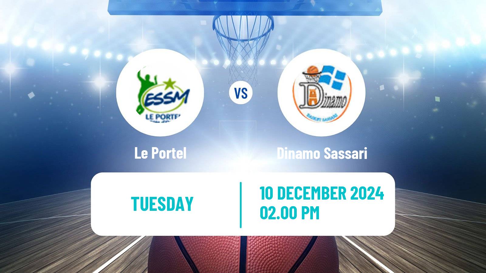 Basketball FIBA Europe Cup Le Portel - Dinamo Sassari