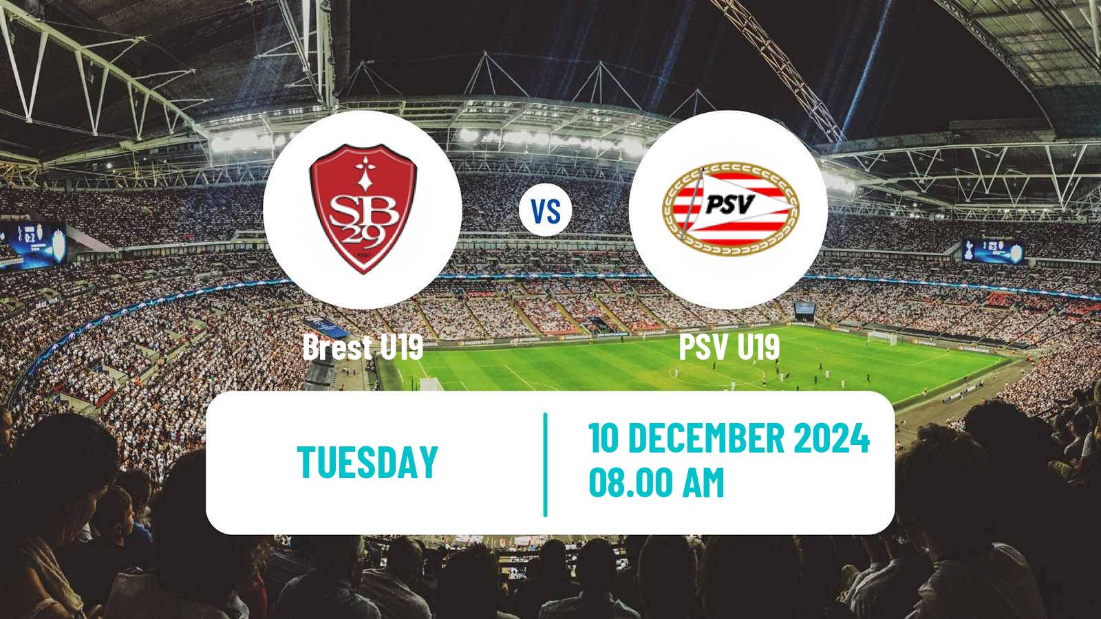 Soccer UEFA Youth League Brest U19 - PSV U19