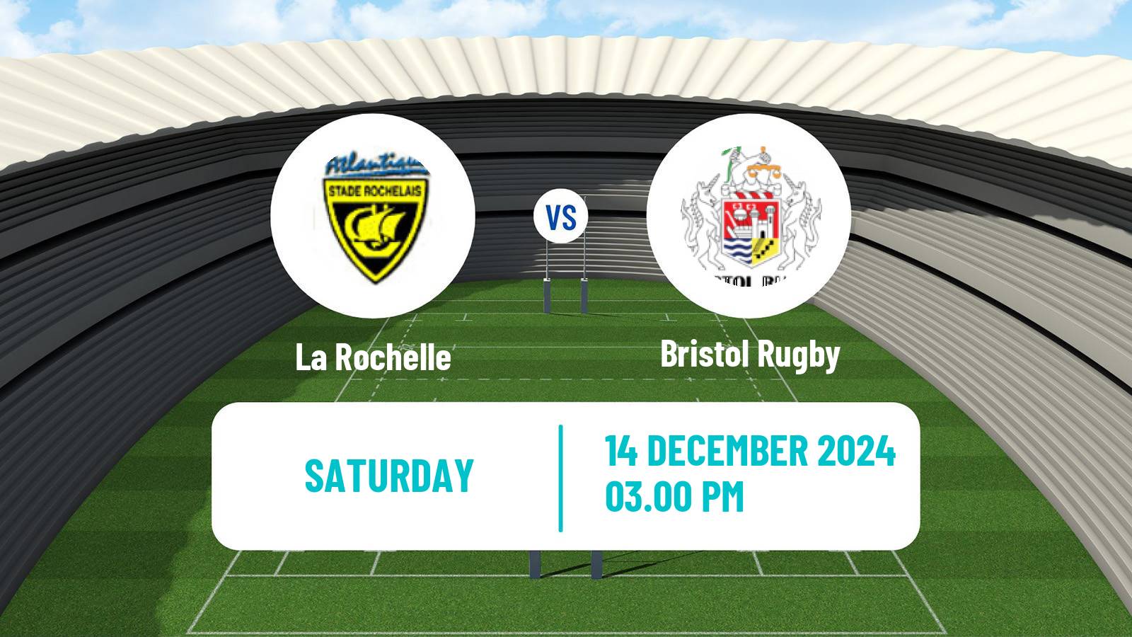 Rugby union European Rugby Champions Cup La Rochelle - Bristol Rugby