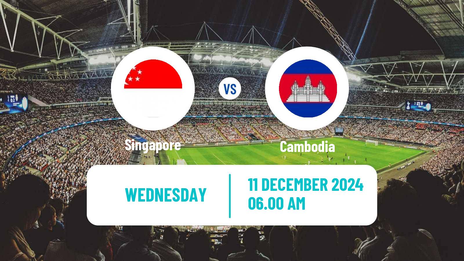 Soccer AFF Сhampionship Singapore - Cambodia