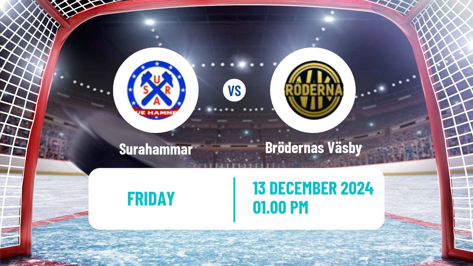 Hockey Swedish HockeyEttan Ostra Surahammar - Brödernas Väsby