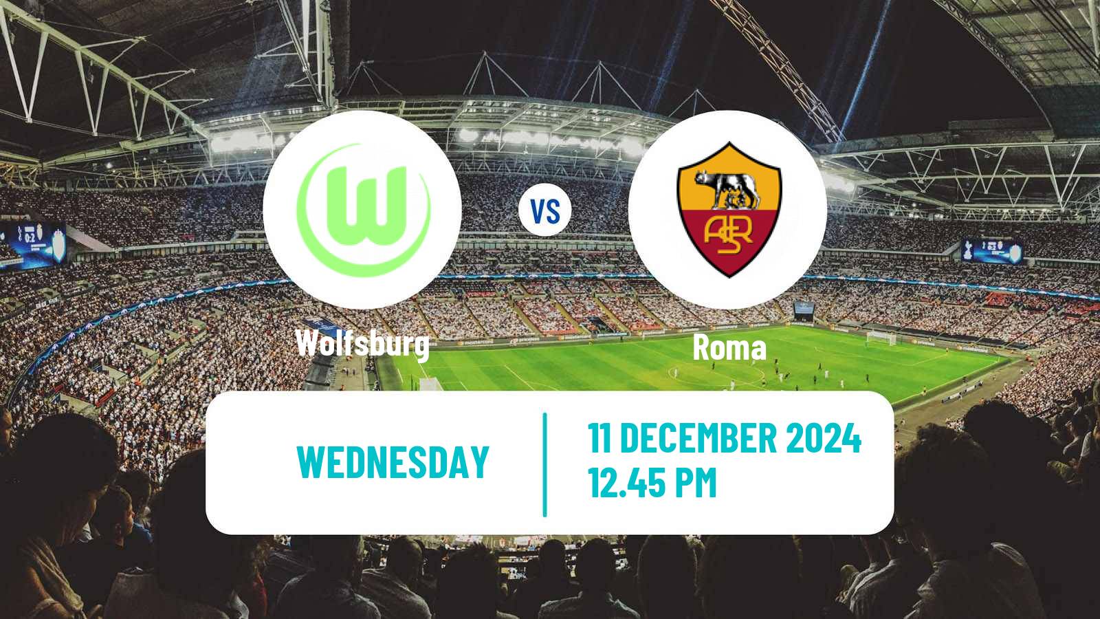 Soccer UEFA Champions League Women Wolfsburg - Roma