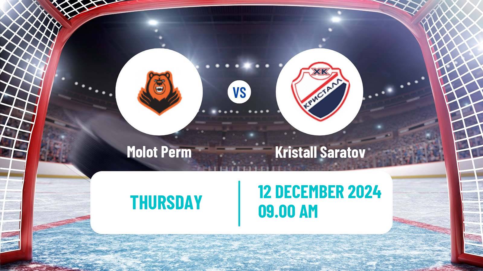 Hockey VHL Molot Perm - Kristall Saratov