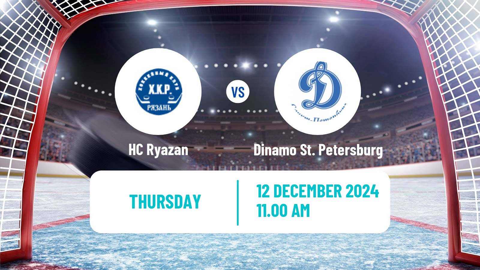 Hockey VHL Ryazan - Dinamo St. Petersburg