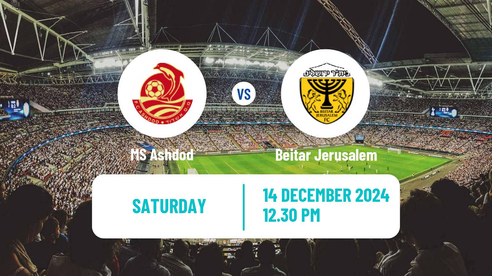 Soccer Israeli Ligat haAl MS Ashdod - Beitar Jerusalem