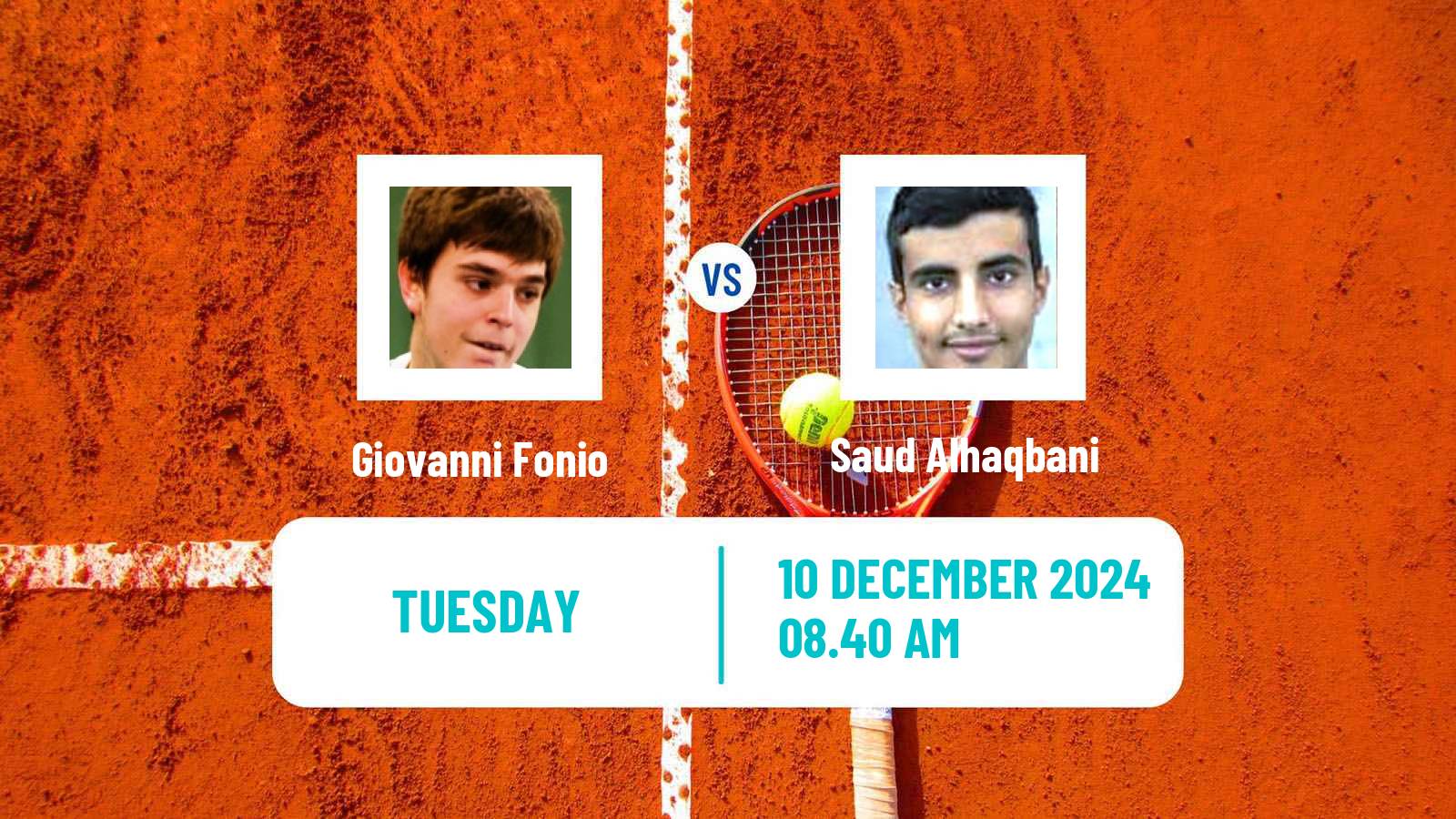 Tennis ITF M15 Doha 2 Men Giovanni Fonio - Saud Alhaqbani