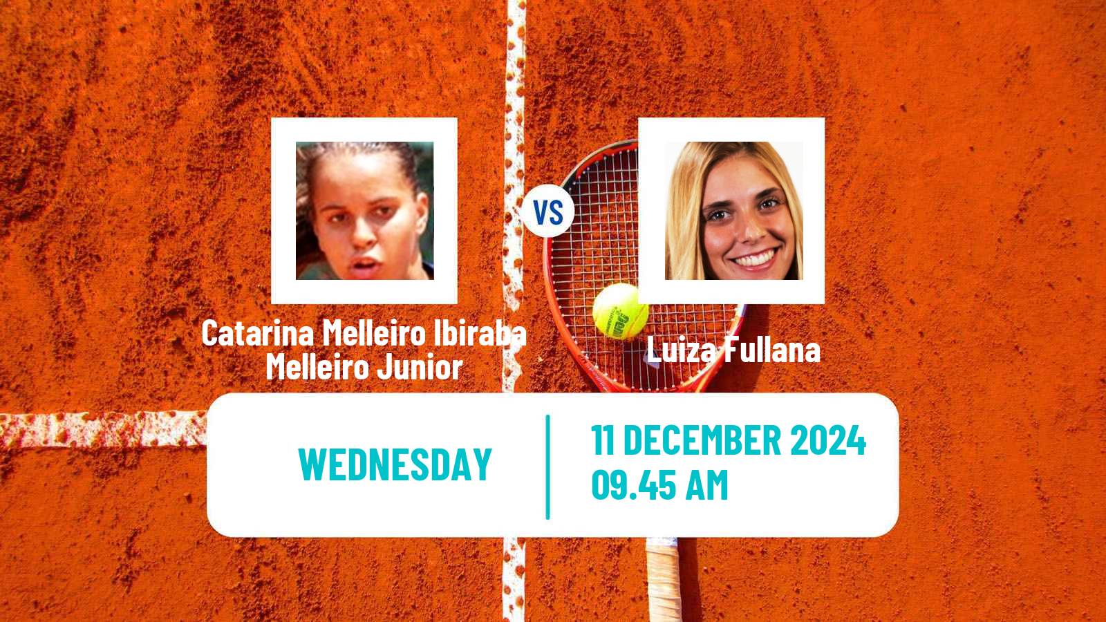 Tennis ITF W15 Mogi Das Cruzes Women Catarina Melleiro Ibiraba Melleiro Junior - Luiza Fullana