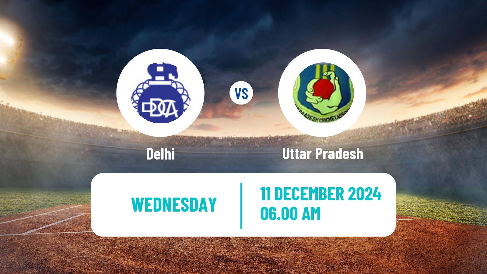 Cricket Syed Mushtaq Ali Trophy Delhi - Uttar Pradesh