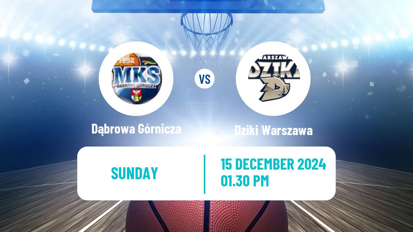 Basketball Polish Basket Liga Dąbrowa Górnicza - Dziki Warszawa