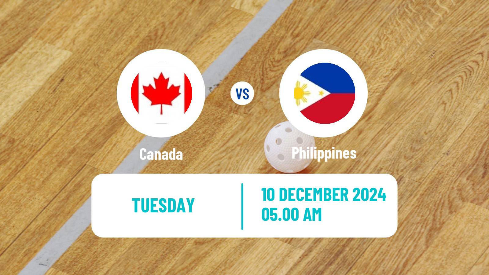 Floorball World Championship Floorball Canada - Philippines