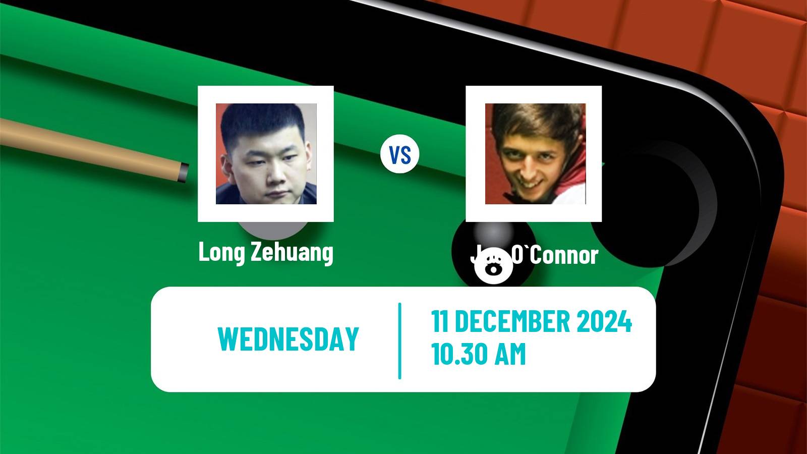 Snooker Scottish Open Long Zehuang - Joe O`Connor