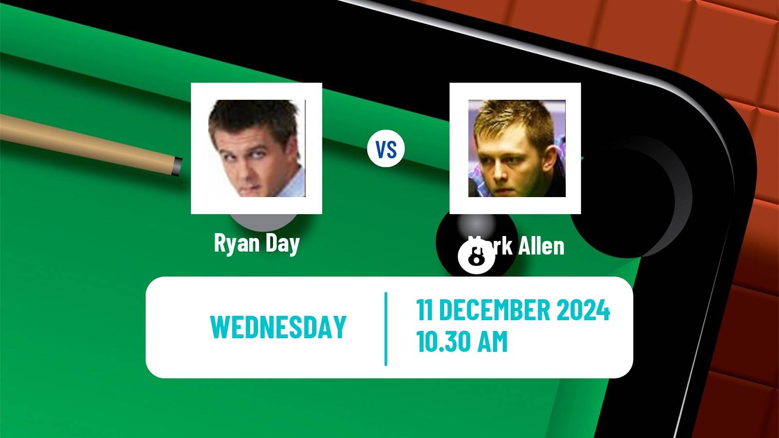 Snooker Scottish Open Ryan Day - Mark Allen