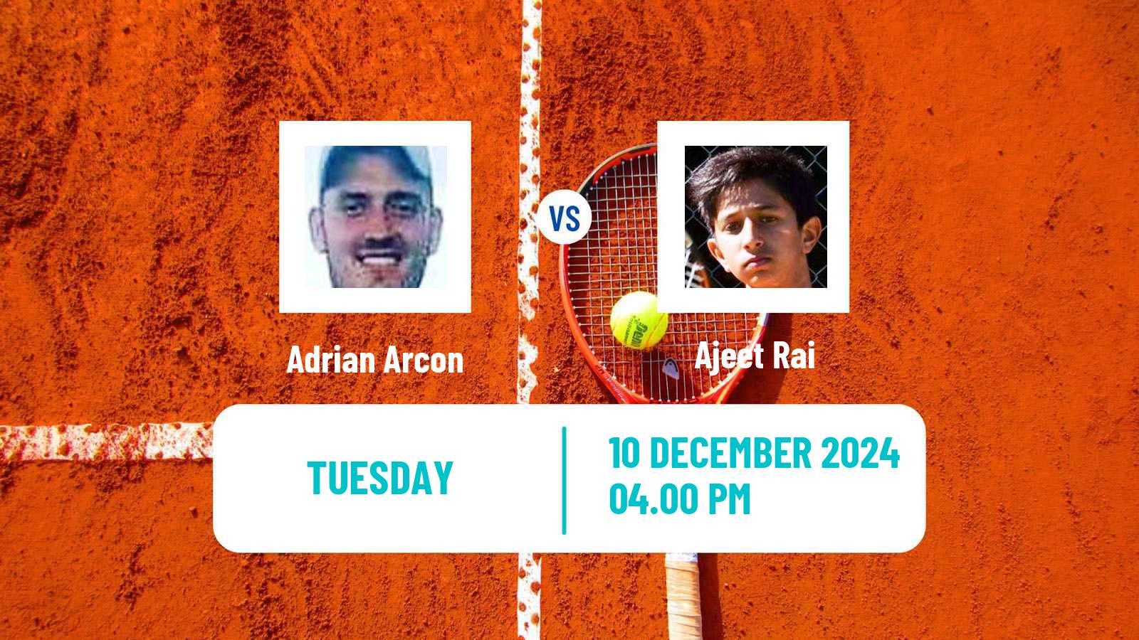 Tennis ITF M15 Wellington Men Adrian Arcon - Ajeet Rai