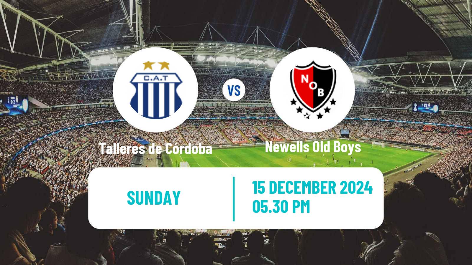 Soccer Argentinian Liga Profesional Talleres de Córdoba - Newells Old Boys