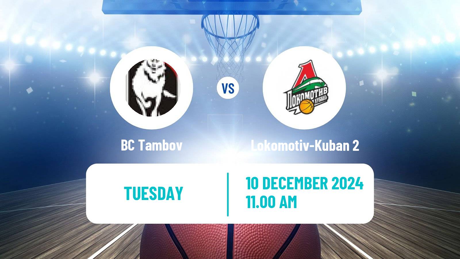 Basketball Russian Super League Basketball Tambov - Lokomotiv-Kuban 2