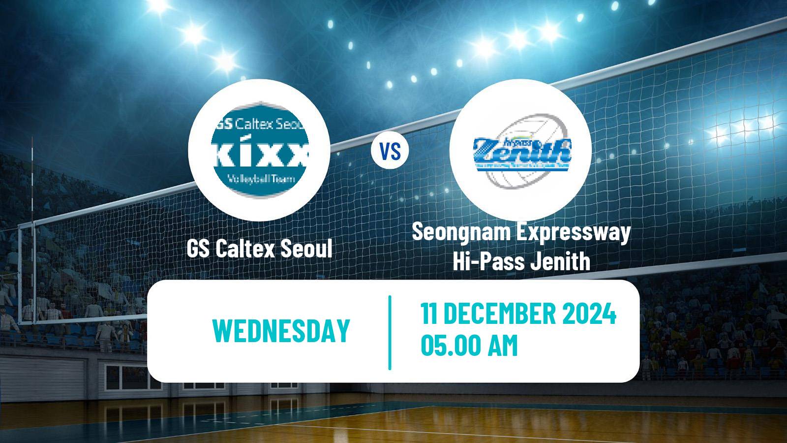 Volleyball South Korean V-League Women GS Caltex Seoul - Seongnam Expressway Hi-Pass Jenith