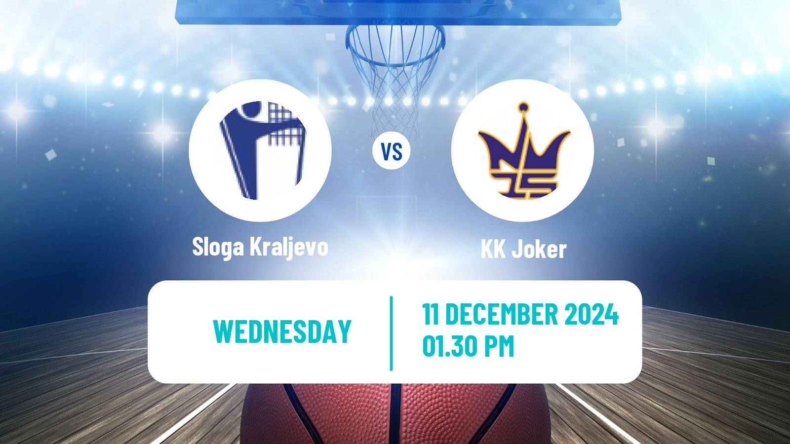 Basketball Serbian First League Basketball Sloga Kraljevo - Joker