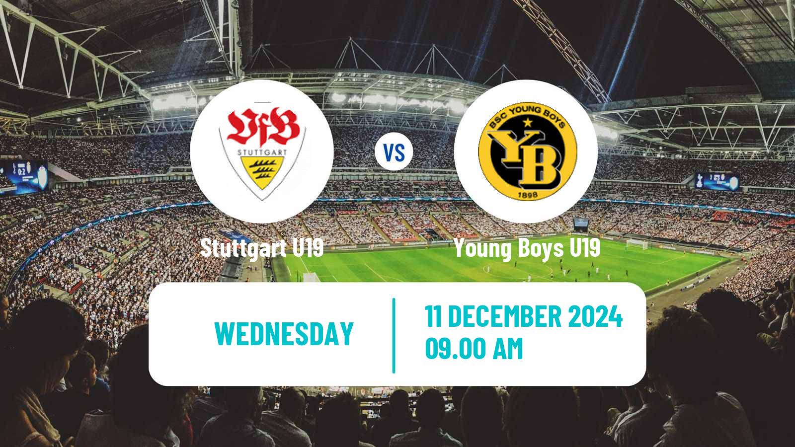 Soccer UEFA Youth League Stuttgart U19 - Young Boys U19