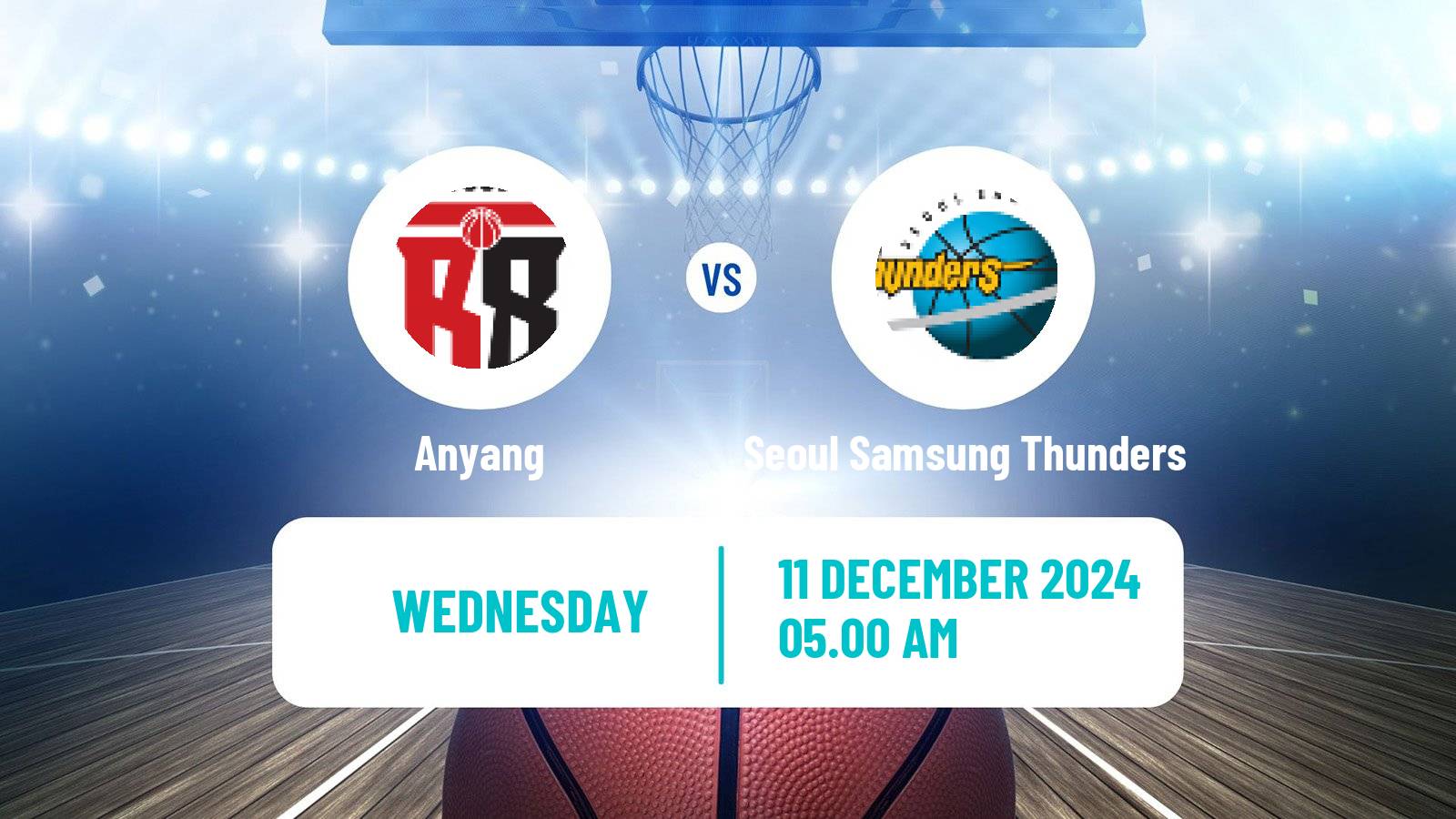 Basketball KBL Anyang - Seoul Samsung Thunders