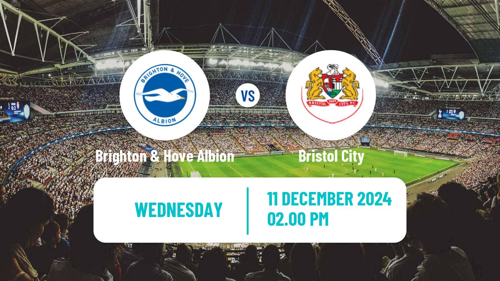 Soccer English League Cup Women Brighton & Hove Albion - Bristol City