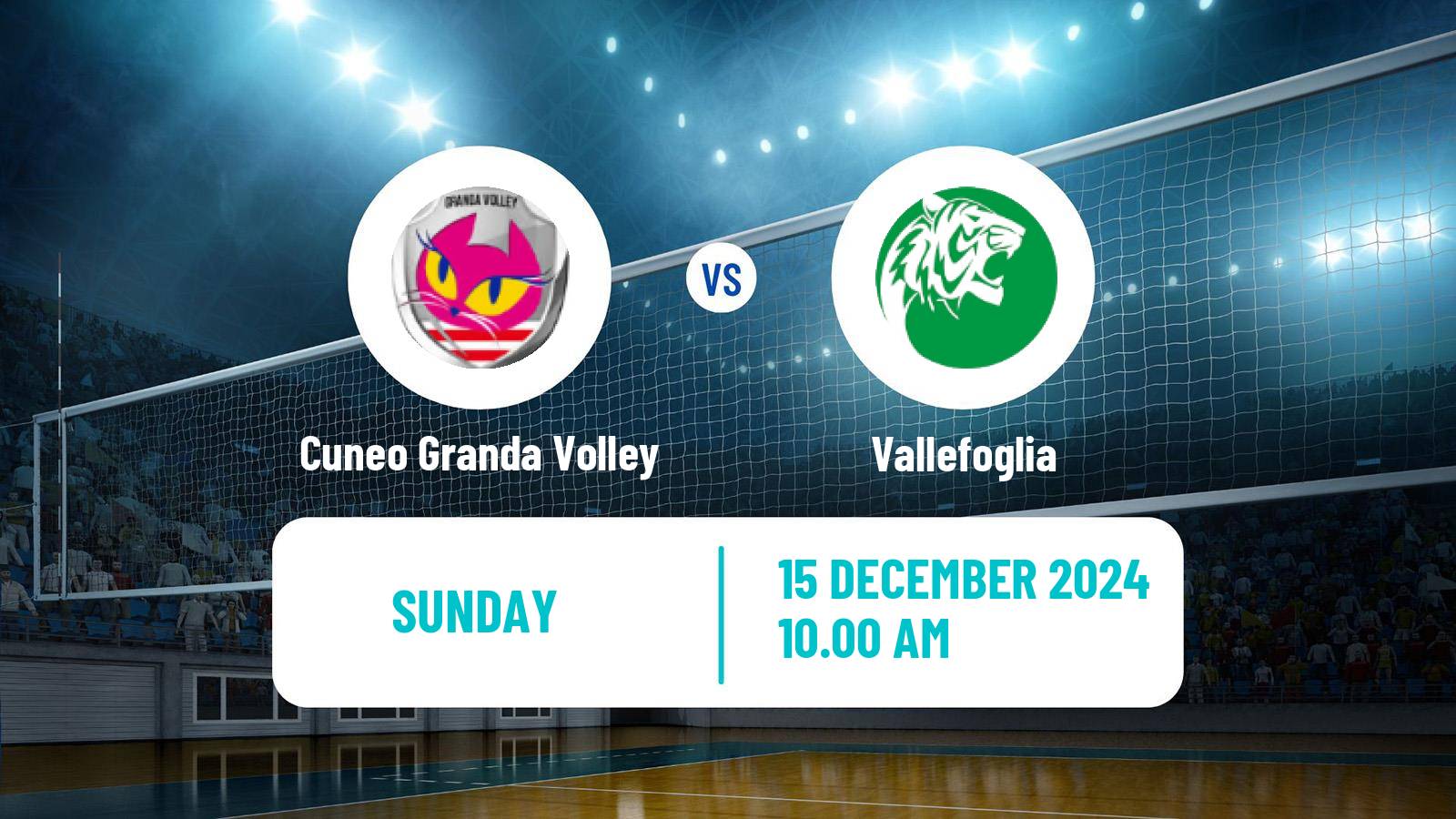 Volleyball Italian Serie A Volleyball Women Cuneo Granda Volley - Vallefoglia