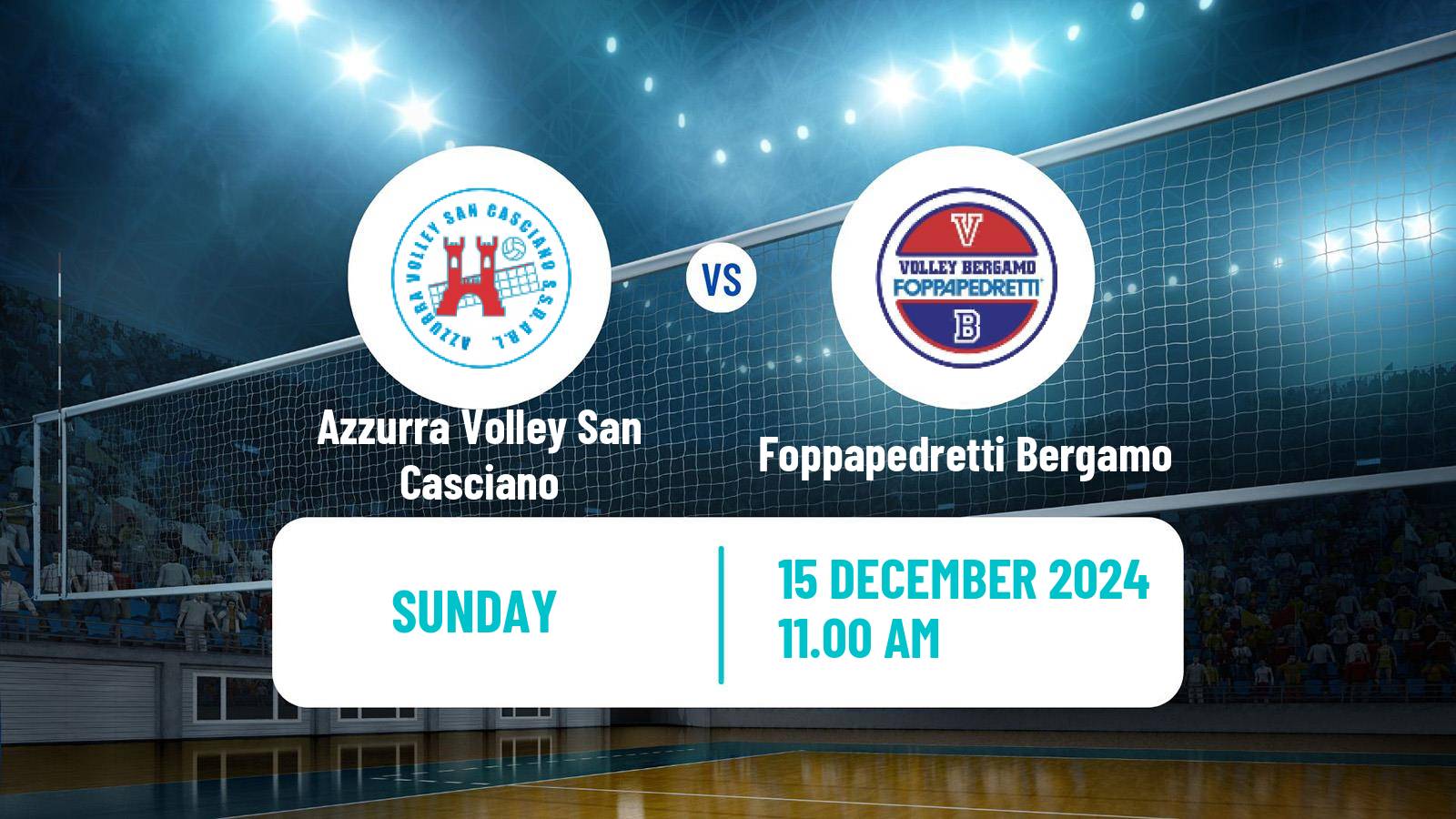 Volleyball Italian Serie A Volleyball Women Azzurra Volley San Casciano - Foppapedretti Bergamo