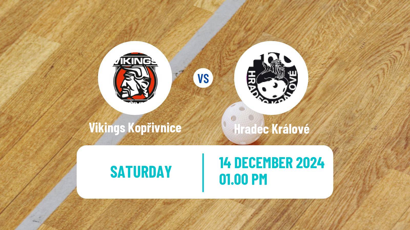 Floorball Czech 1 Liga Floorball Vikings Kopřivnice - Hradec Králové