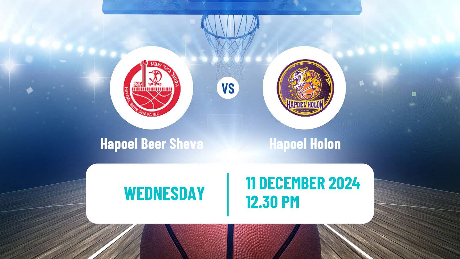 Basketball Israeli Basketball Super League Hapoel Beer Sheva - Hapoel Holon