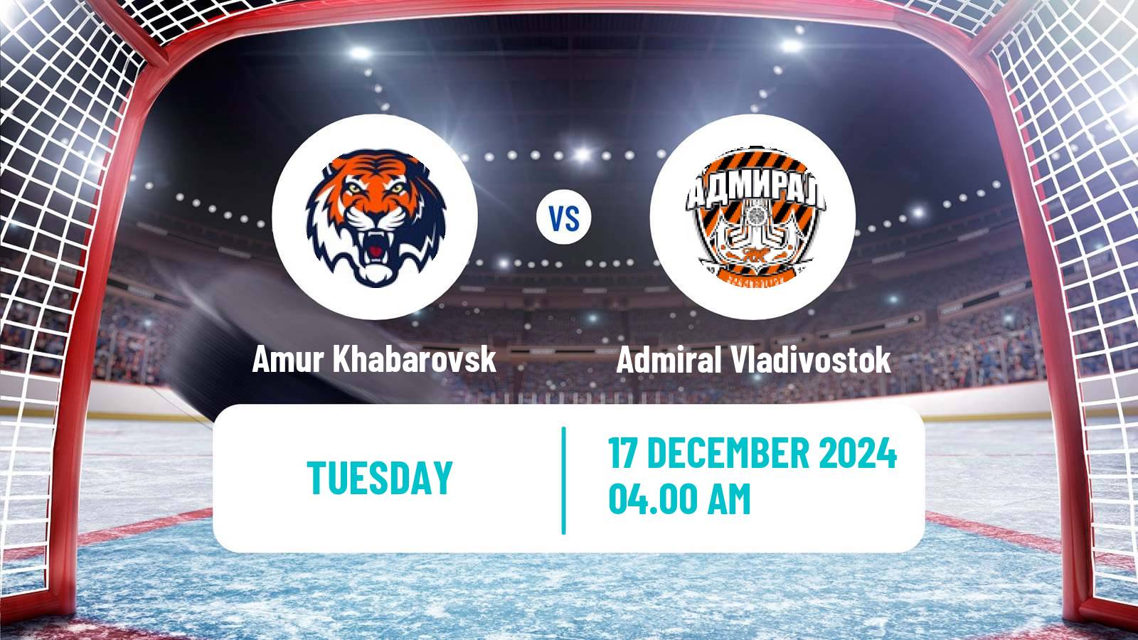 Hockey KHL Amur Khabarovsk - Admiral Vladivostok