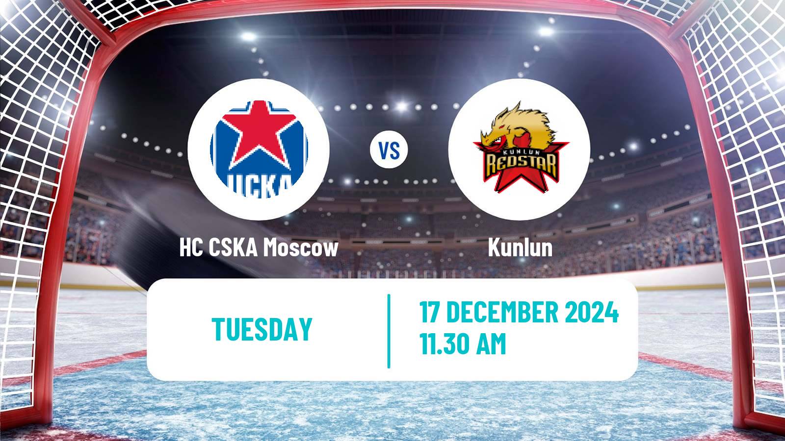 Hockey KHL HC CSKA Moscow - Kunlun