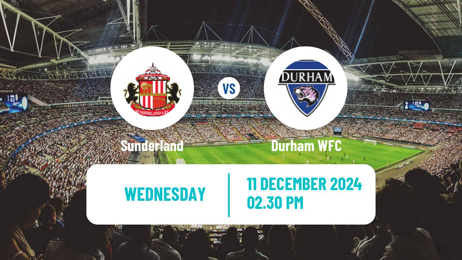 Soccer English League Cup Women Sunderland - Durham