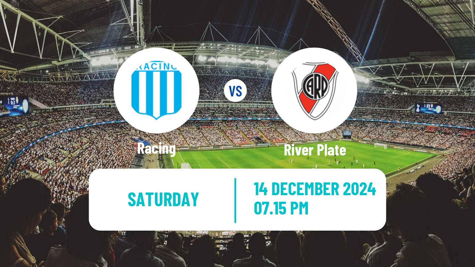 Soccer Argentinian Liga Profesional Racing - River Plate