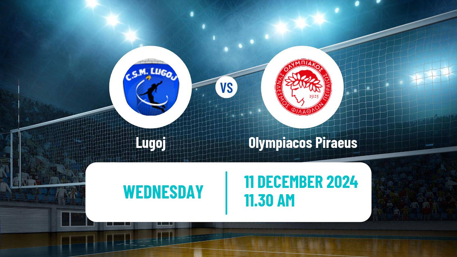 Volleyball CEV Challenge Cup Women Lugoj - Olympiacos Piraeus