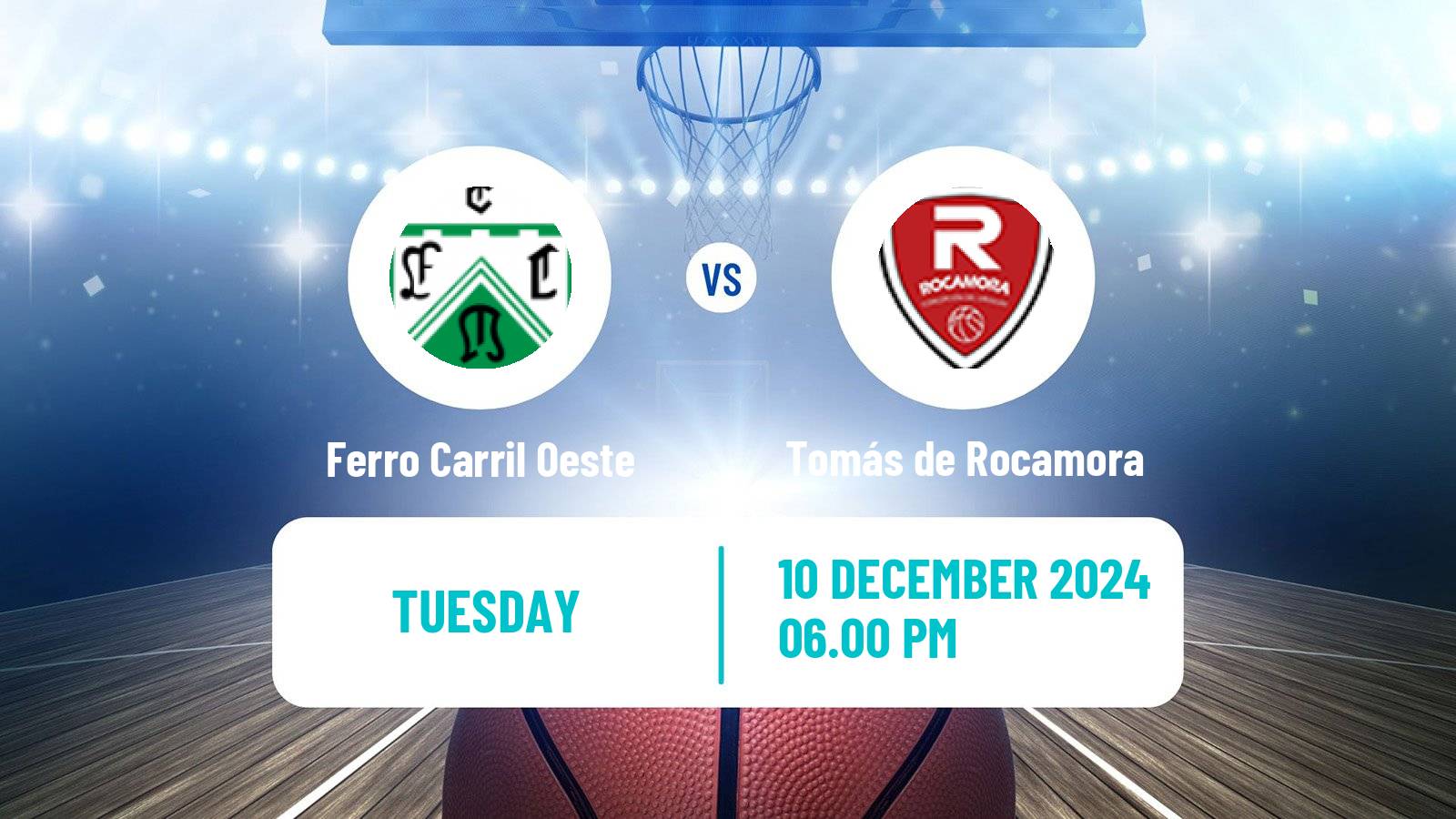 Basketball Argentinian Liga Femenina Basketball Ferro Carril Oeste - Tomás de Rocamora