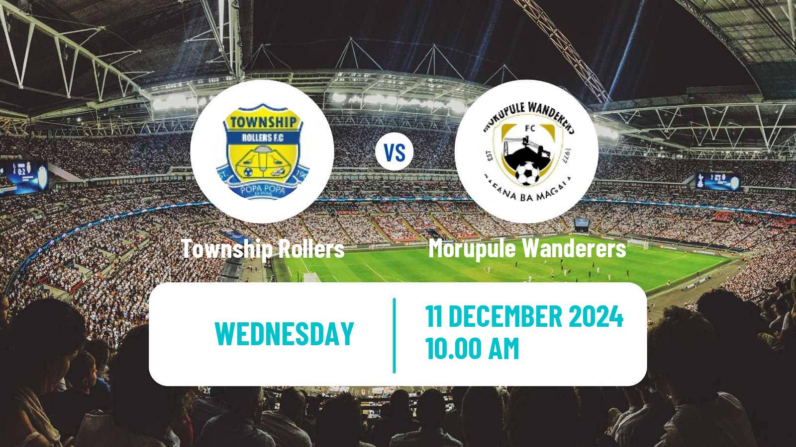 Soccer Botswana Premier League Township Rollers - Morupule Wanderers