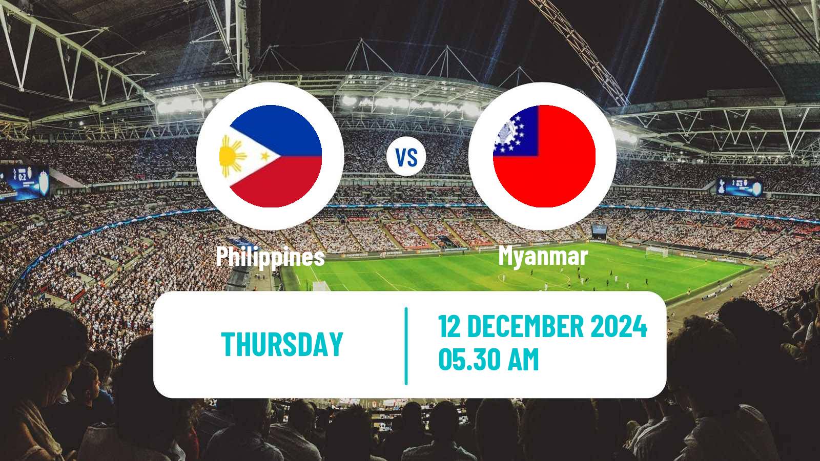 Soccer AFF Сhampionship Philippines - Myanmar