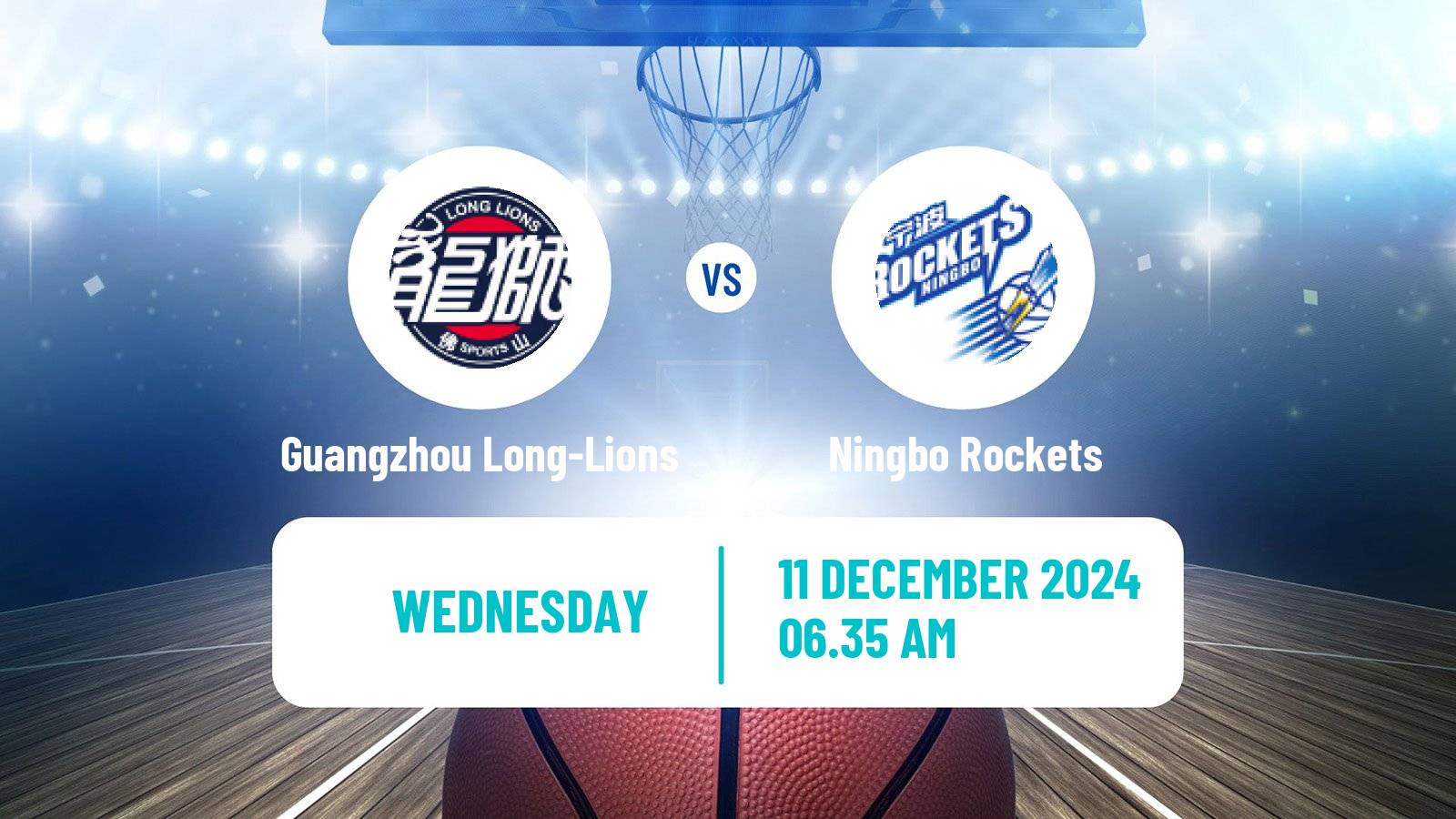 Basketball CBA Guangzhou Long-Lions - Ningbo Rockets