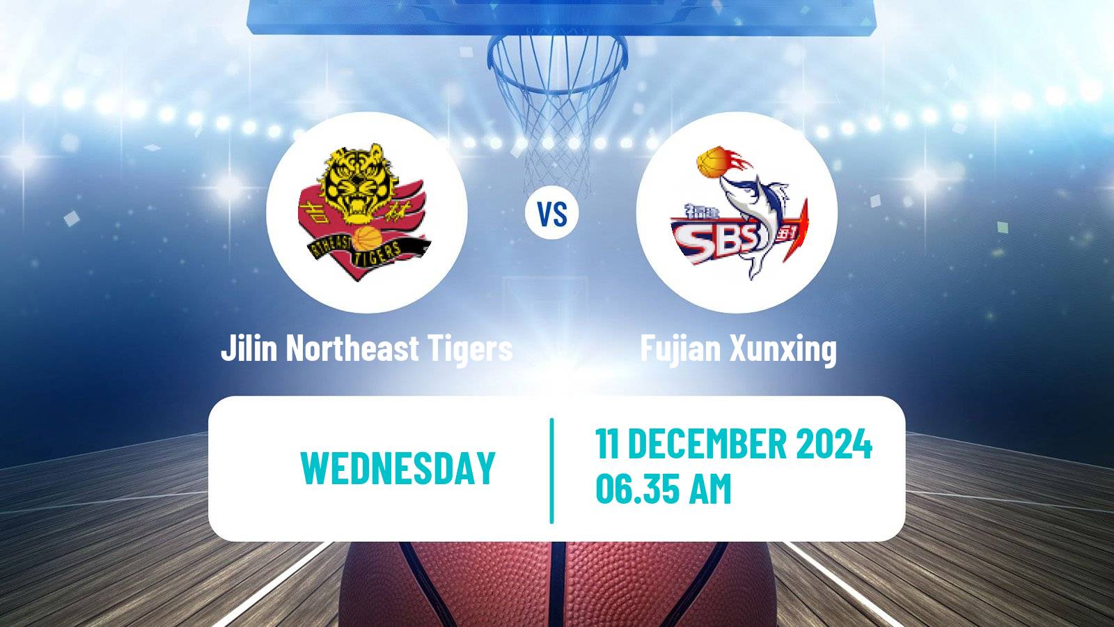 Basketball CBA Jilin Northeast Tigers - Fujian Xunxing