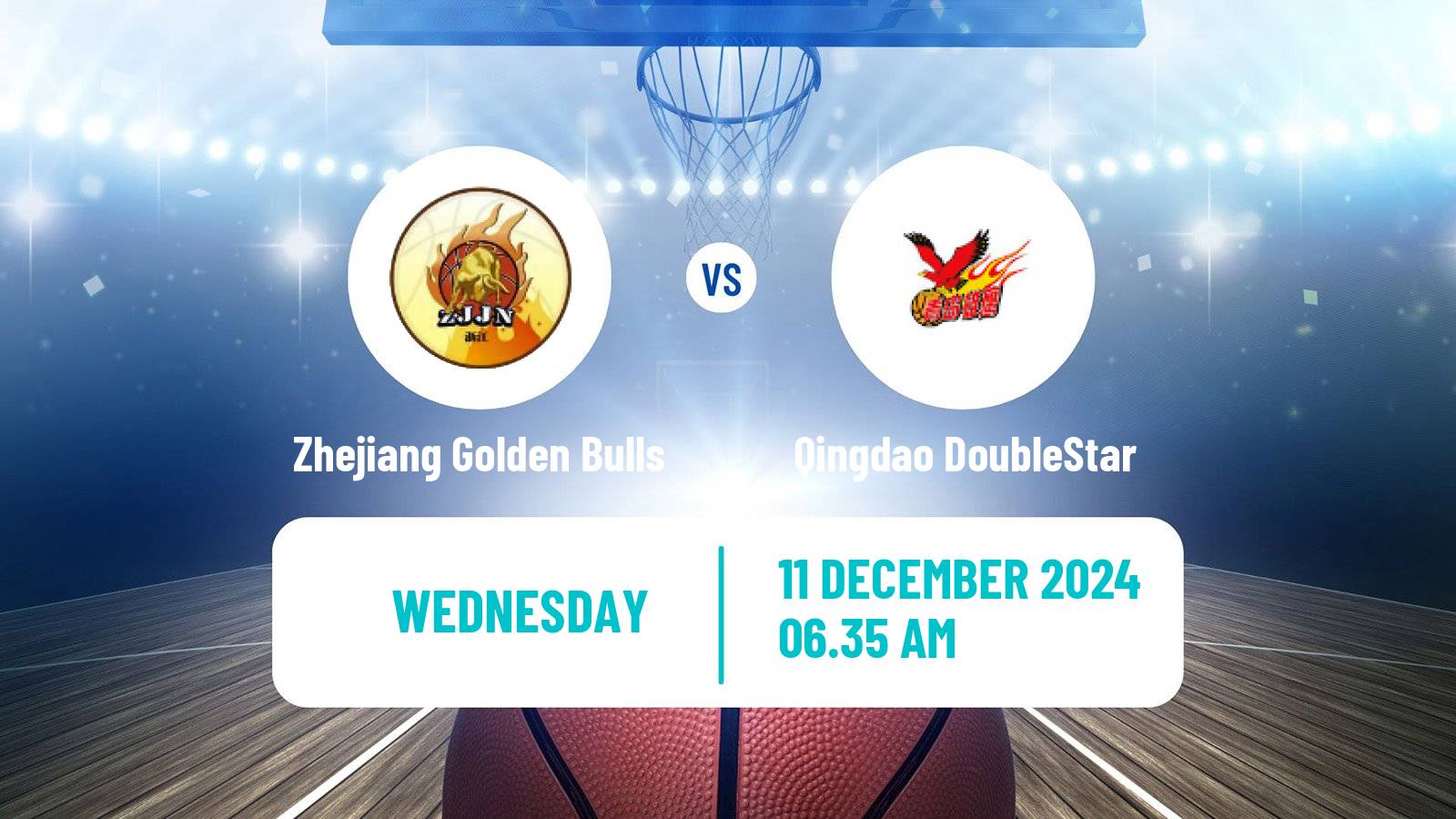 Basketball CBA Zhejiang Golden Bulls - Qingdao DoubleStar