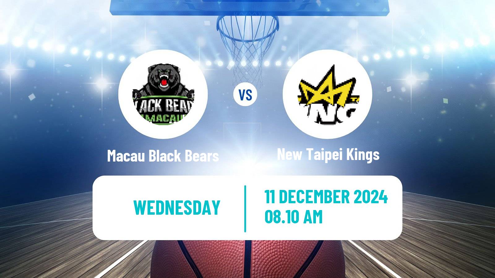 Basketball EASL Basketball Macau Black Bears - New Taipei Kings