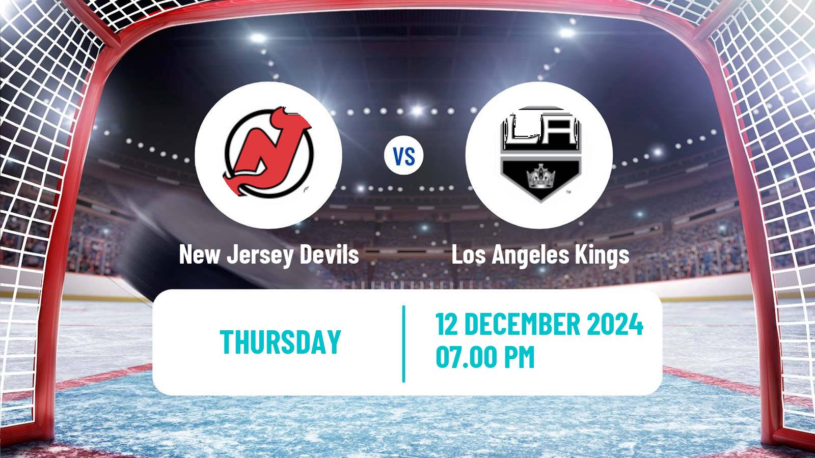 Hockey NHL New Jersey Devils - Los Angeles Kings