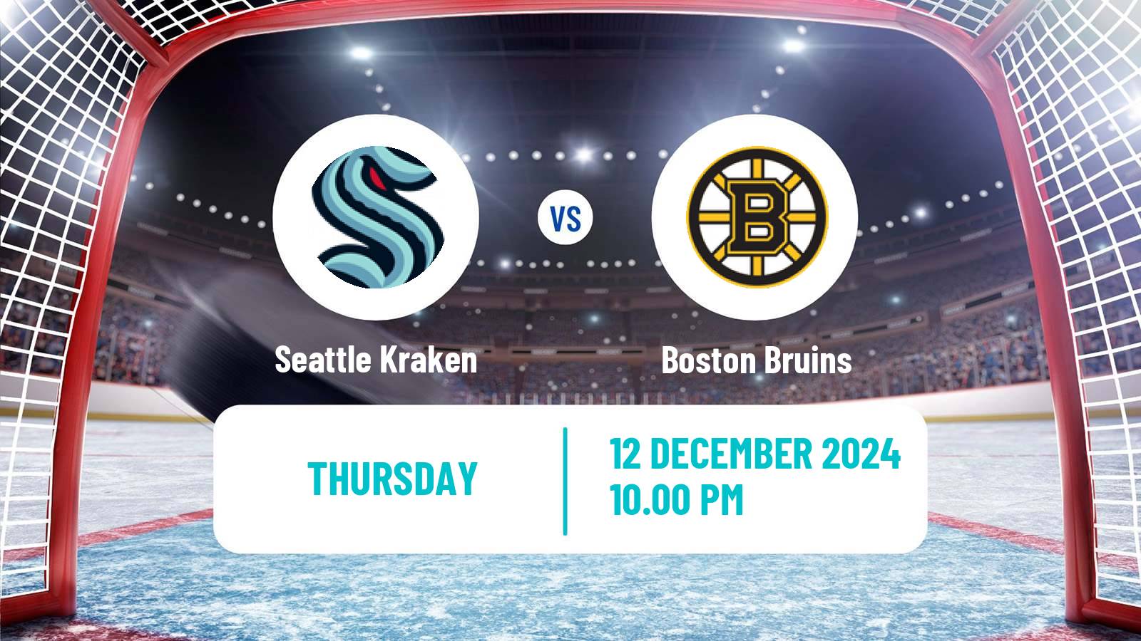 Hockey NHL Seattle Kraken - Boston Bruins