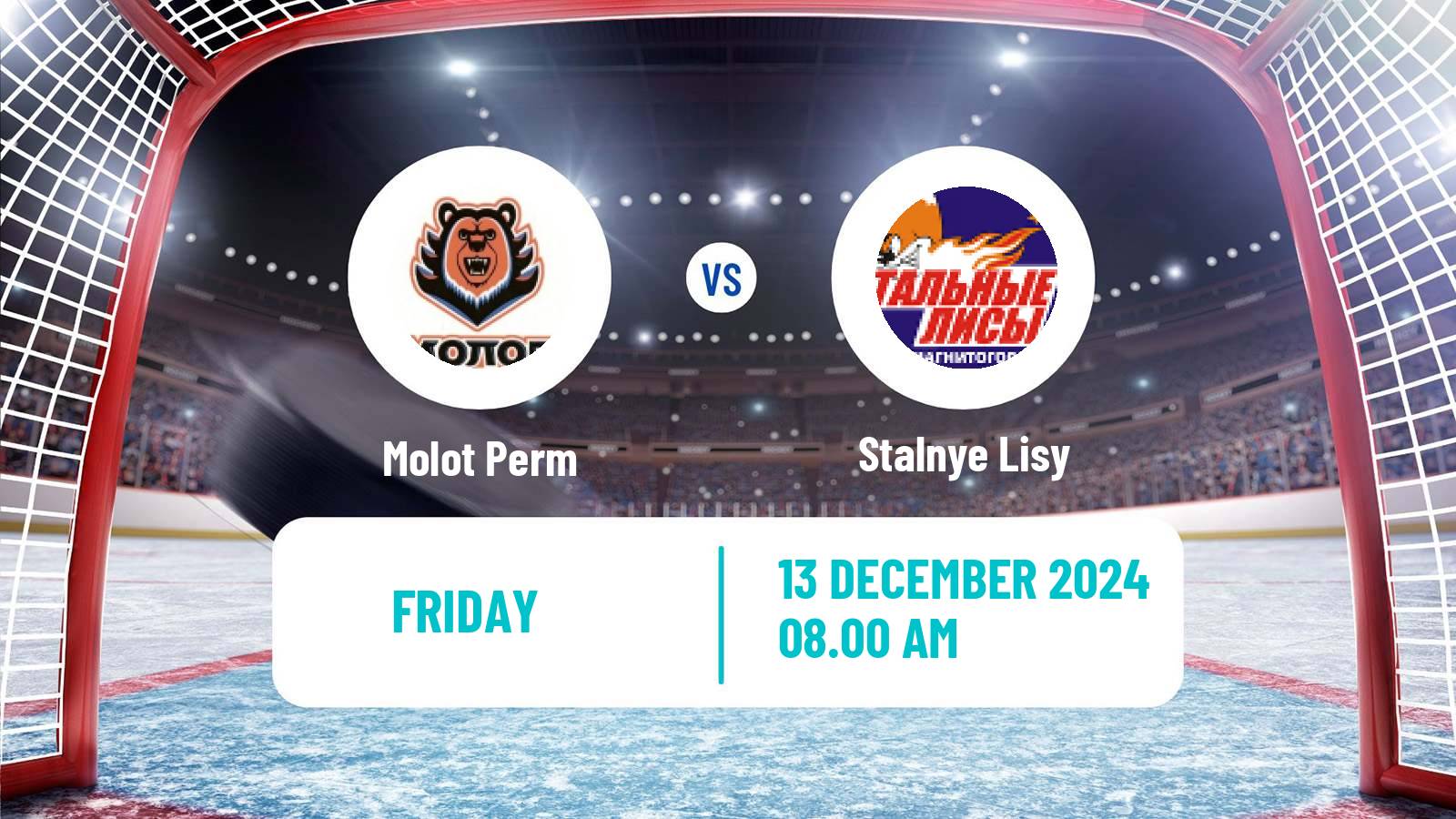 Hockey MHL Molot Perm - Stalnye Lisy